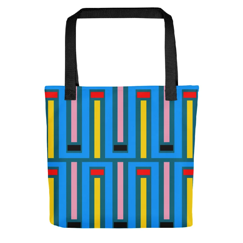 Vintage Bags For Retro And Classic Fashion Lovers "Waterloo & City Dittie" Rich Teal Tote Bag Statement Bags At Unbelievable Discounts – Shop Today