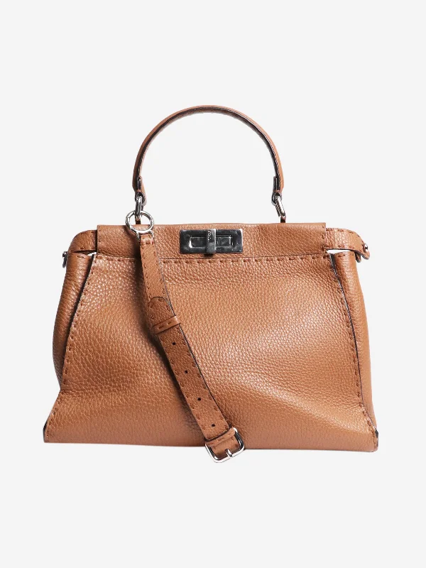 New Styles Just In Brown Peekaboo 2way bag Elegant Purses, Shop & Save
