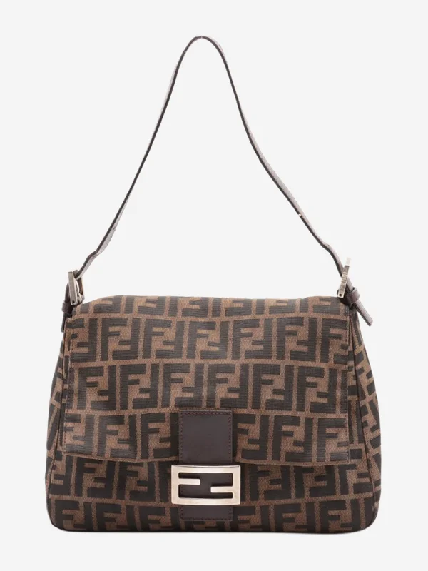 Daring Fashion Promotions Brown Zucca Mamma Baguette bag Chic Bags, Shop Now & Save