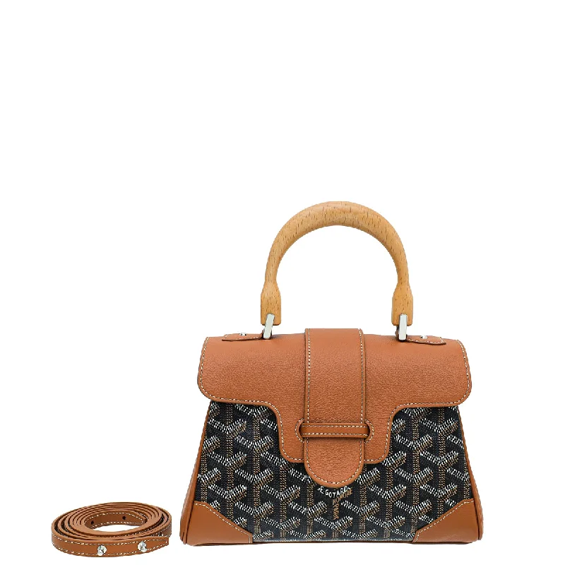 Bags With Discounts Goyard Bicolor Goyardine Souple Mini Saigon Bag Luxury Meets Affordability – Shop Stunning Bags Now