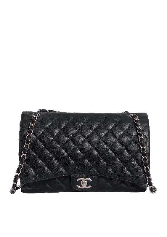 Bags For Playful And Chic Styles MAXI CLASSIC DOUBLE FLAP CAVIAR Classic Totes, Exclusive Deals