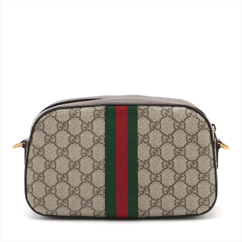 Gucci Ophidia PVC x Leather Shoulder Bag Beige 752591 Limited-Time Sale On Trendy Handbags – Don't Miss Out
