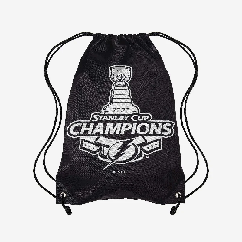 Tampa Bay Lightning 2020 Stanley Cup Champions Drawstring Backpack