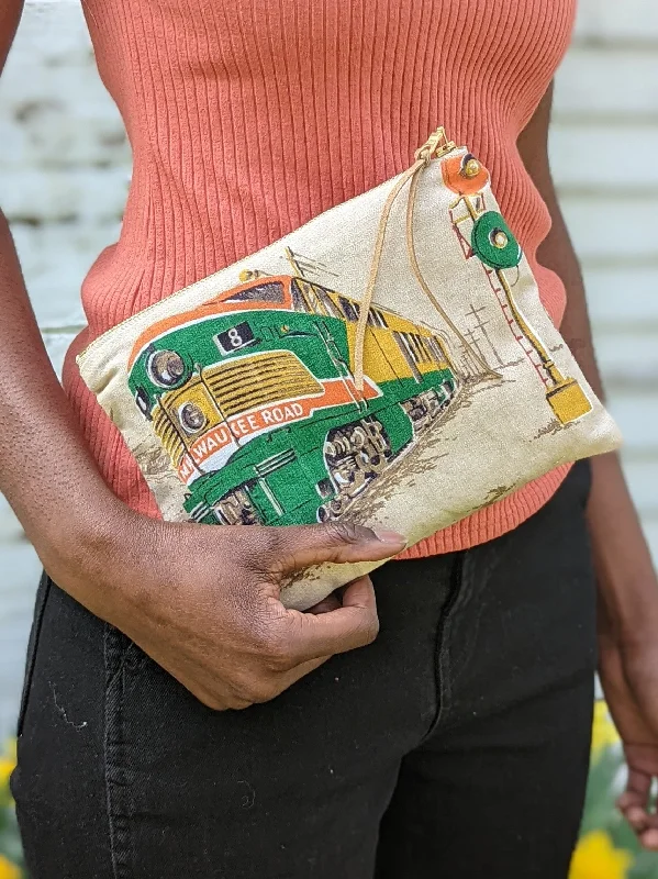 Steam Train Clutch Purse