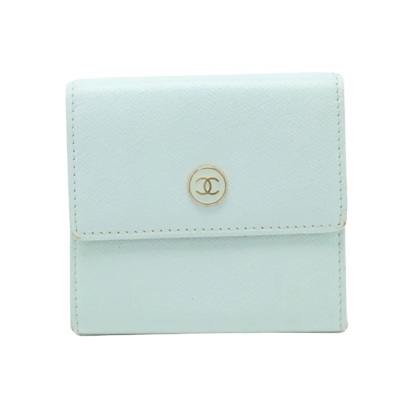 Chanel Coco Mark  Leather Wallet  (Pre-Owned) Designer-Inspired Bags, Best Prices