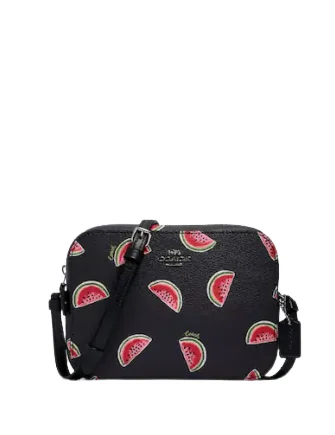 Urban Bags For City Life And Streetwear Fashion Coach Mini Camera Bag With Watermelon Print Flash Sale On Handbags