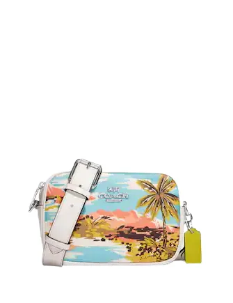Durable And Cheap Bags Coach Mini Jamie Camera Bag With Hawaiian Print Statement Bags With Exclusive Savings