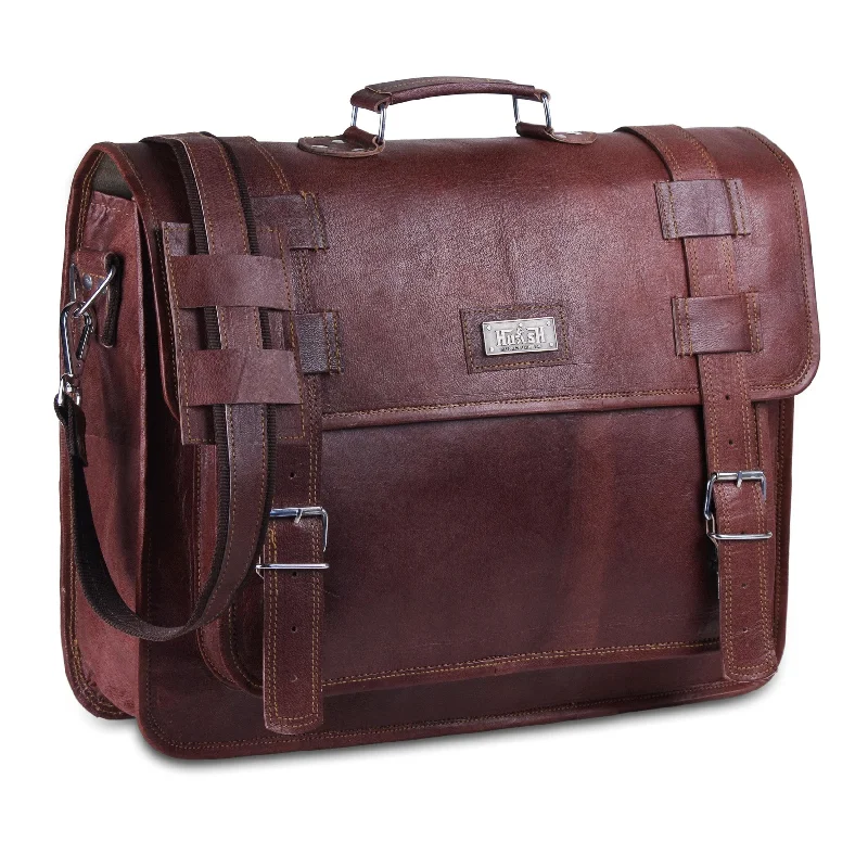 Convertible Leather Messenger Bag