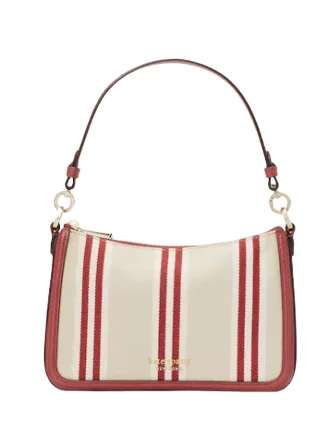 Trendy Bags For Women And Men In 2025 Kate Spade New York Hudson Striped Canvas Medium Convertible Crossbody Trendy And Classic Bags Now At Unbeatable Discounts