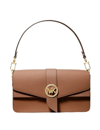 Fashion-Forward Offers Michael Michael Kors Greenwich Medium Saffiano Leather Shoulder Bag Affordable Elegance, Grab Yours