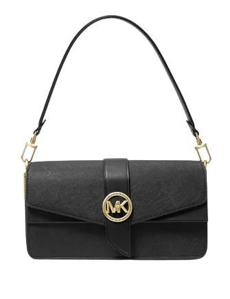 Modish Fashion Discounts Michael Michael Kors Greenwich Medium Saffiano Leather Shoulder Bag Everyday Bags, Budget-Friendly