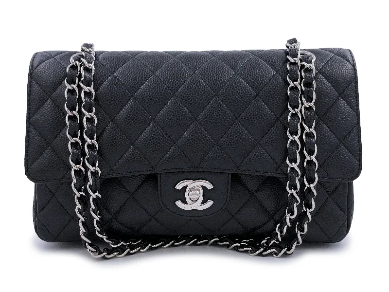 Chanel Black Caviar Medium Classic Double Flap Bag SHW Everyday Bags, Budget-Friendly