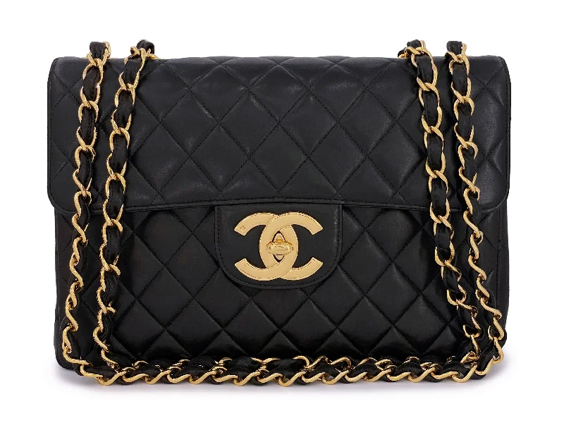 Pristine Chanel 1997 Vintage Black Jumbo Classic Flap Bag 24k GHW Statement Bags, Shop Today Pristine Chanel 1997 Vintage Black Jumbo Classic Flap Bag 24k GHW Statement Bags, Shop Today