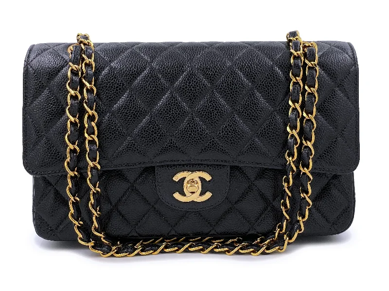 Chanel 2002 Vintage Black Caviar Medium Classic Double Flap Bag 24k GHW Flash Sale On Designer Bags Chanel 2002 Vintage Black Caviar Medium Classic Double Flap Bag 24k GHW Flash Sale On Designer Bags