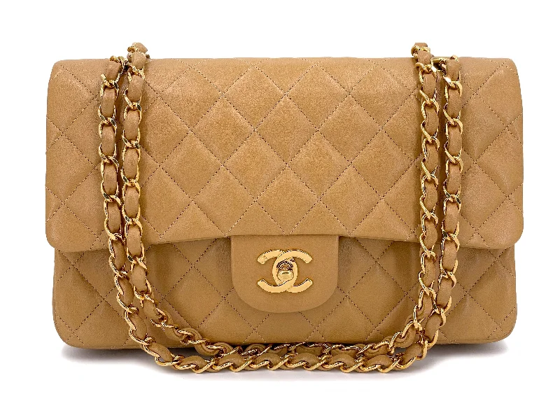 Pristine Chanel 1997 Vintage Caramel Beige Medium Classic Double Flap Bag 24k GHW Lambskin Classic Totes, Exclusive Deals Pristine Chanel 1997 Vintage Caramel Beige Medium Classic Double Flap Bag 24k GHW Lambskin Classic Totes, Exclusive Deals